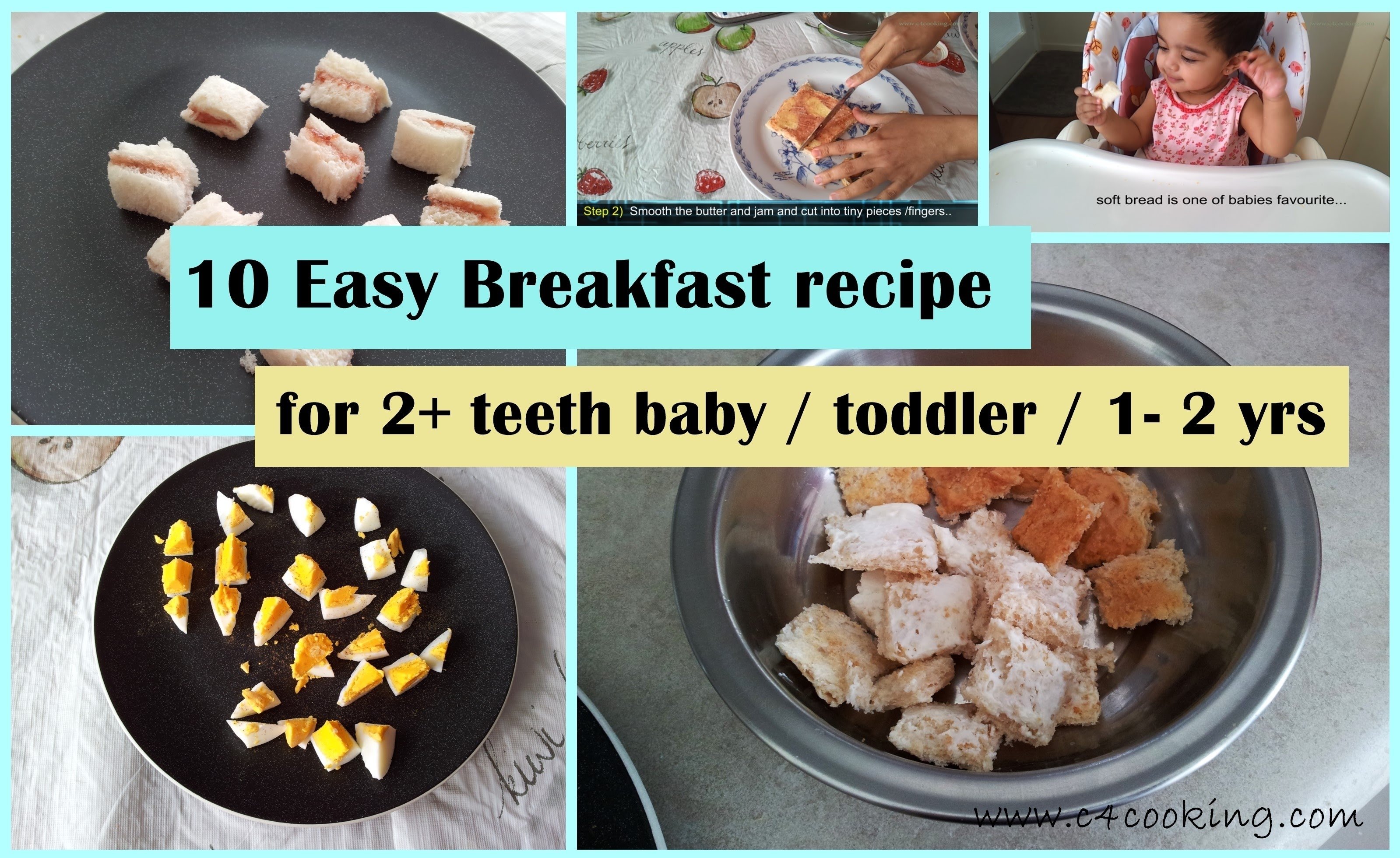 10 Attractive Food Ideas For 10 Month Old 10 easy breakfast ideas for 2 teeth baby toddler 1 2 yrs 1 2022