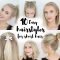 10 easy hairstyles for short hair - youtube