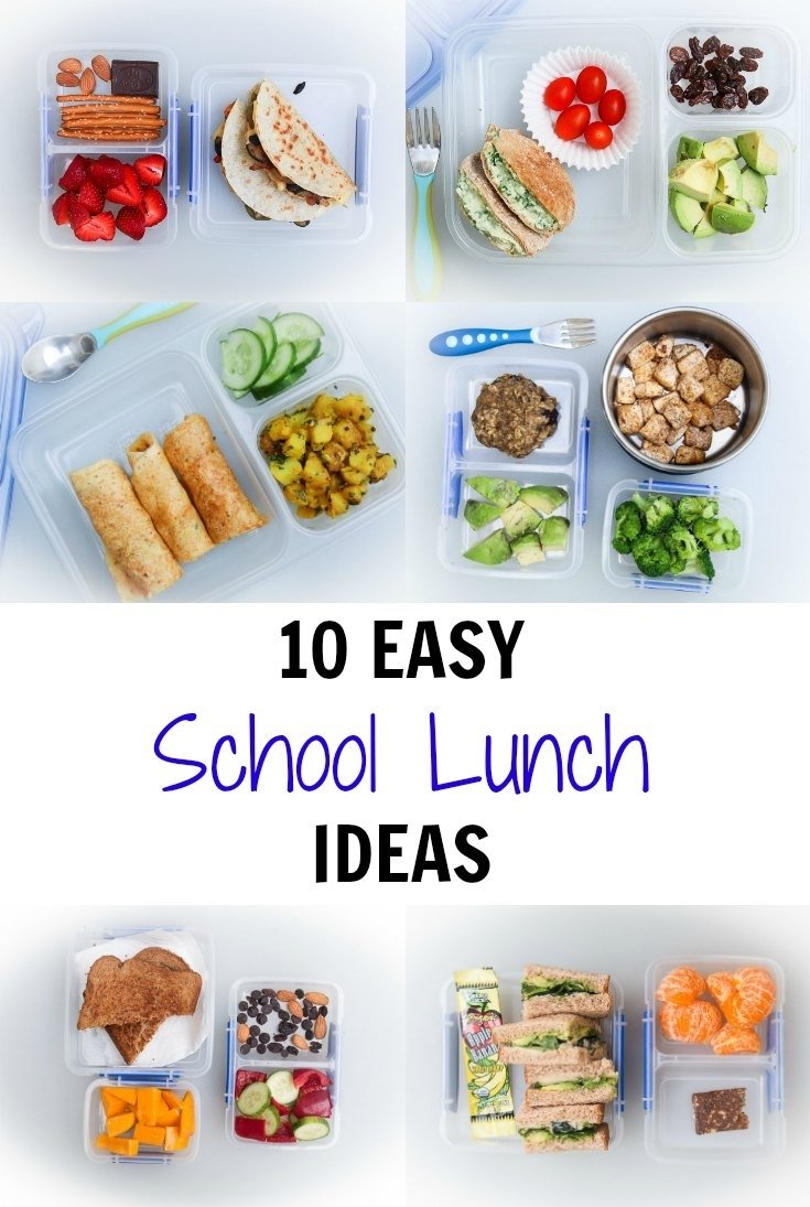 10 Fantastic Easy Lunch Ideas For School 10 easy school lunch ideas vegan vegetarian gastronomy 2023