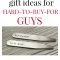 10+ really great gift ideas for hard to buy for men