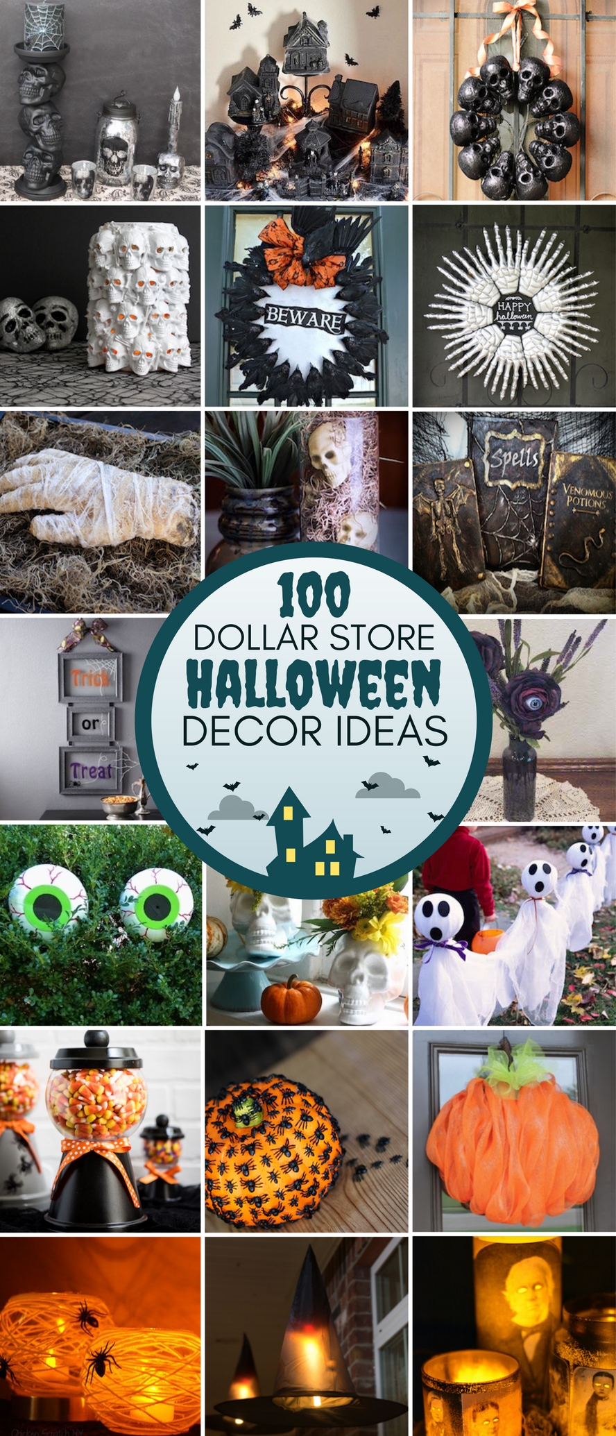 10 Great Dollar Store Halloween Craft Ideas 100 dollar store halloween decor diy ideas dollar store halloween 2023