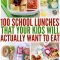 100+ school lunches ideas the kids will actually eat | school lunch