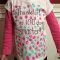 100th day of school shirt idea. super easy. my daughter enjoyed