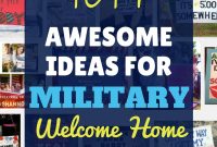101+ awesome ideas for military welcome home signs