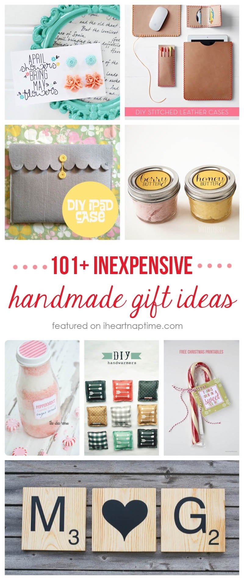10 Unique Craft Ideas For Christmas Presents 101 inexpensive handmade christmas gifts i heart nap time 5 2022