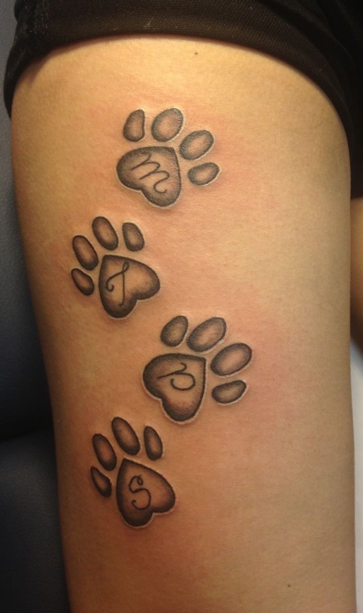 10 Stylish Dog Paw Print Tattoo Ideas 11 funny paw tattoo designs paw print tattoos print tattoos and 2022