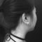 11 tiny tattoo ideas for behind your ear from celebrity tattoo
