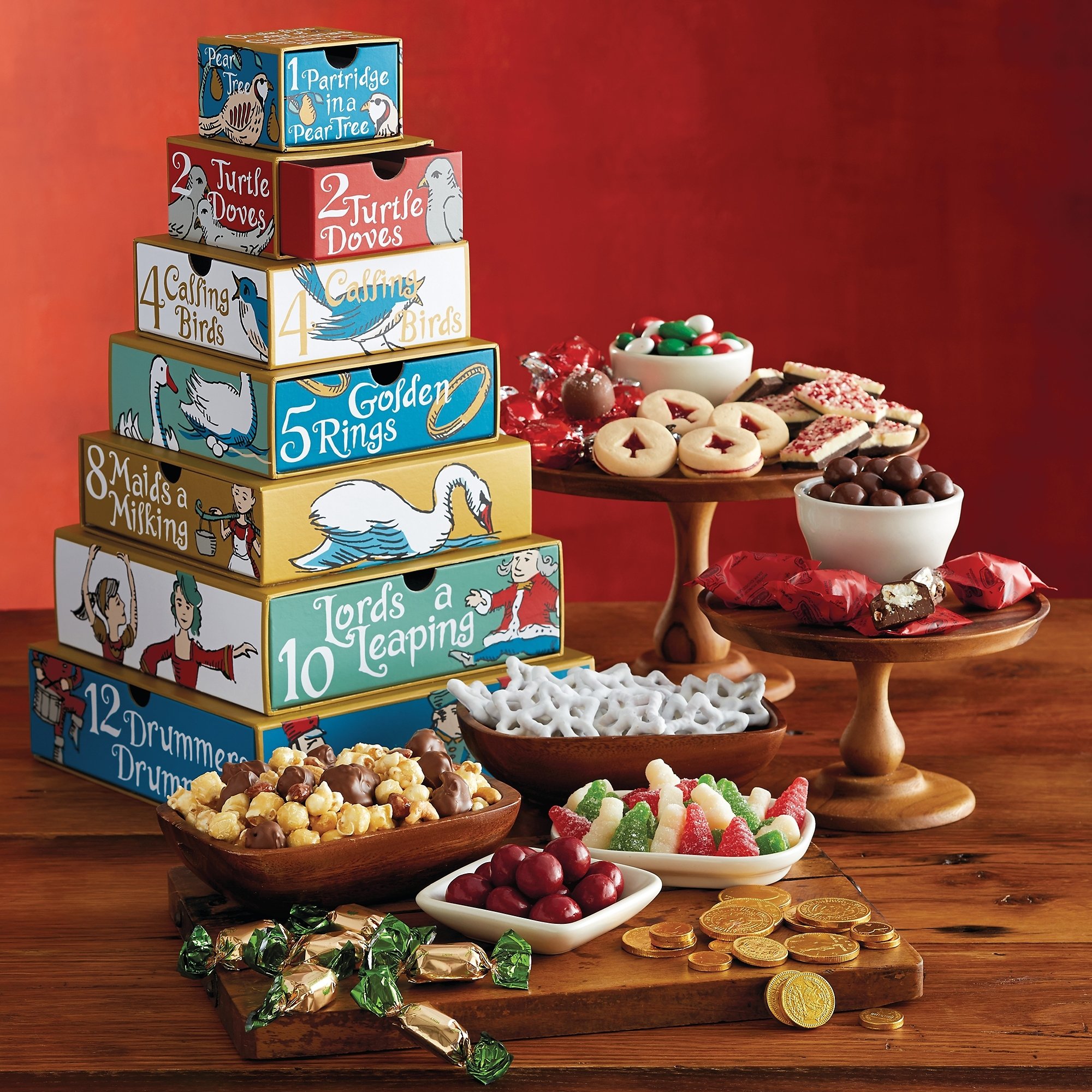 10 Wonderful 12 Days Of Christmas Food Ideas 12 days of christmas gift tower great gifts for christmas and the 2022