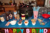 12 year old party, root beer floats, banana splits, ice cream with
