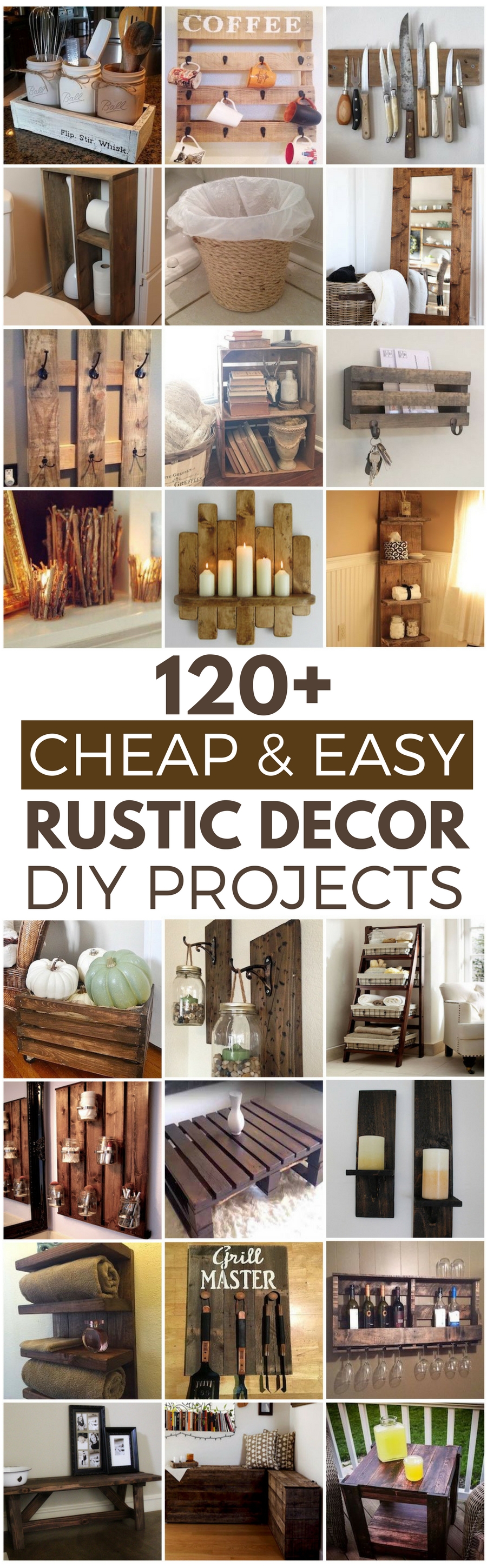 10 Attractive Diy Rustic Home Decor Ideas 120 cheap and easy diy rustic home decor ideas prudent penny pincher 2023