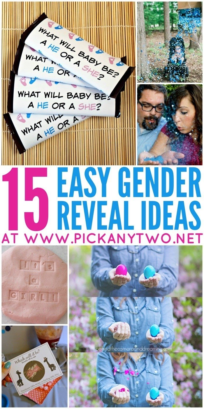 10 Best Ideas To Reveal Baby Gender 15 easy baby gender reveal ideas pick any two 2022