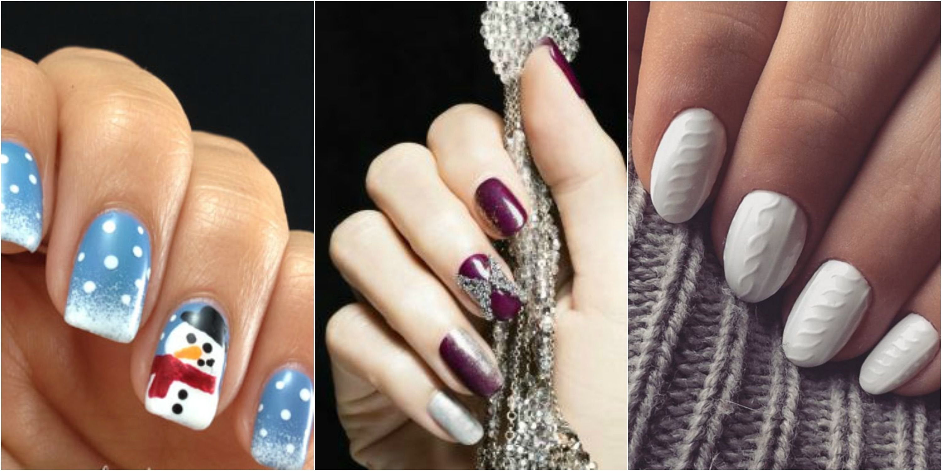 10 Spectacular Cute Nail Ideas For Winter 16 winter nail art ideas designs for new years and holiday nails 2022