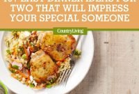 17 easy dinner ideas for two - romantic dinner for two recipes