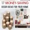 17 money-saving decor ideas for your home