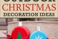 18 easy and cheap diy outdoor christmas decoration ideas