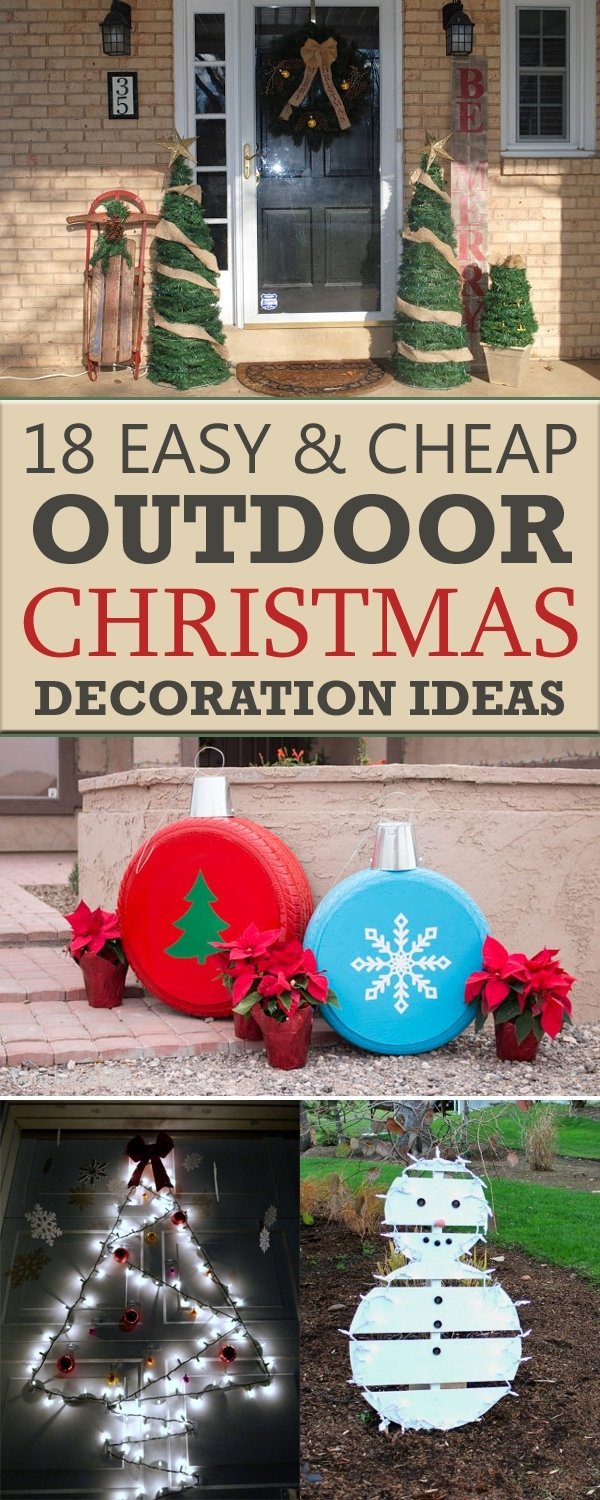 10 Fantastic Homemade Outdoor Christmas Decorations Ideas 18 easy and cheap diy outdoor christmas decoration ideas 2022