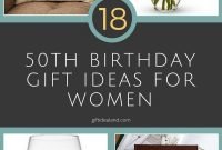 18 good 50th birthday gift ideas for her | 50th birthday gifts
