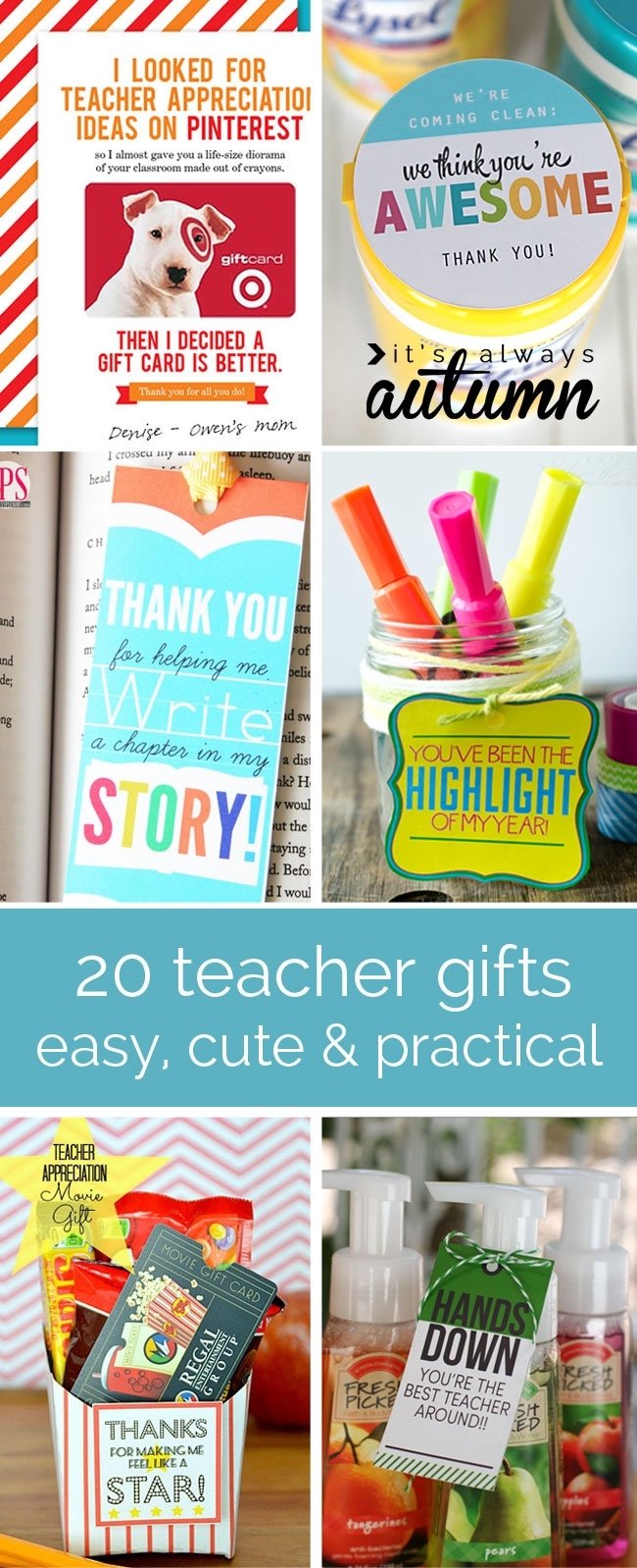 10 Beautiful Inexpensive Gift Ideas For Teachers 20 cheap easy cute practical teacher appreciation gifts mathnasium 2 2022