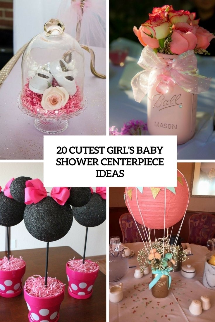 10 Gorgeous Baby Shower Centerpieces For Girl Ideas 20 cutest girls baby shower centerpiece ideas shelterness 9 2022
