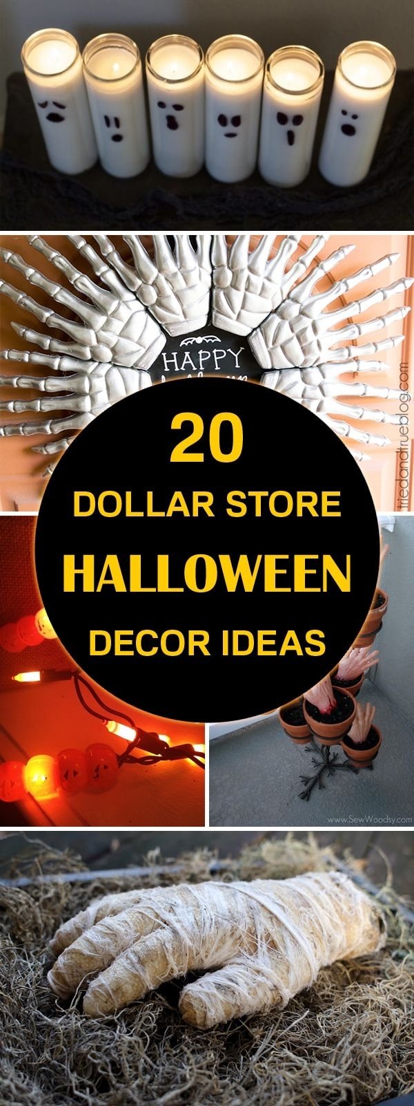 10 Great Dollar Store Halloween Craft Ideas 20 dollar store halloween decor ideas dollar stores diy halloween 2023
