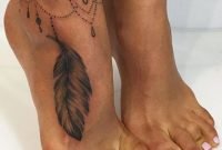 20+ feather tattoo ideas for women | ankle foot tattoo, black henna