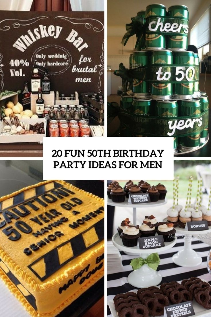 10 Stunning Ideas For 50Th Birthday Party 20 fun 50th birthday party ideas for men shelterness 13 2022