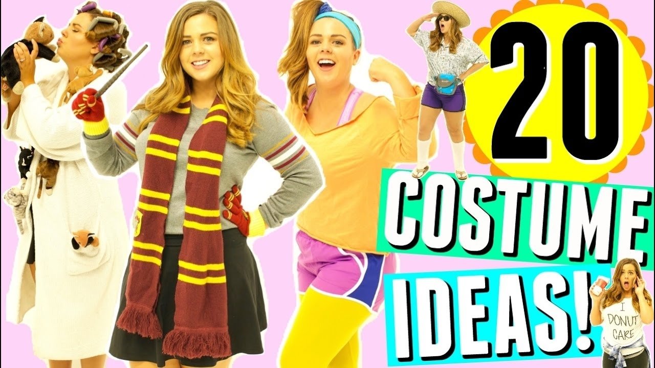 10 Great Last Minute Costume Ideas For Girls 20 last minute halloween costume ideas youtube 2023