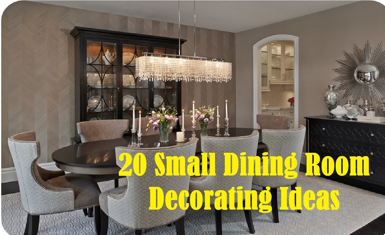 10 Lovable Decorating Ideas For Dining Rooms 20 small dining room decorating ideas youtube 3 2022