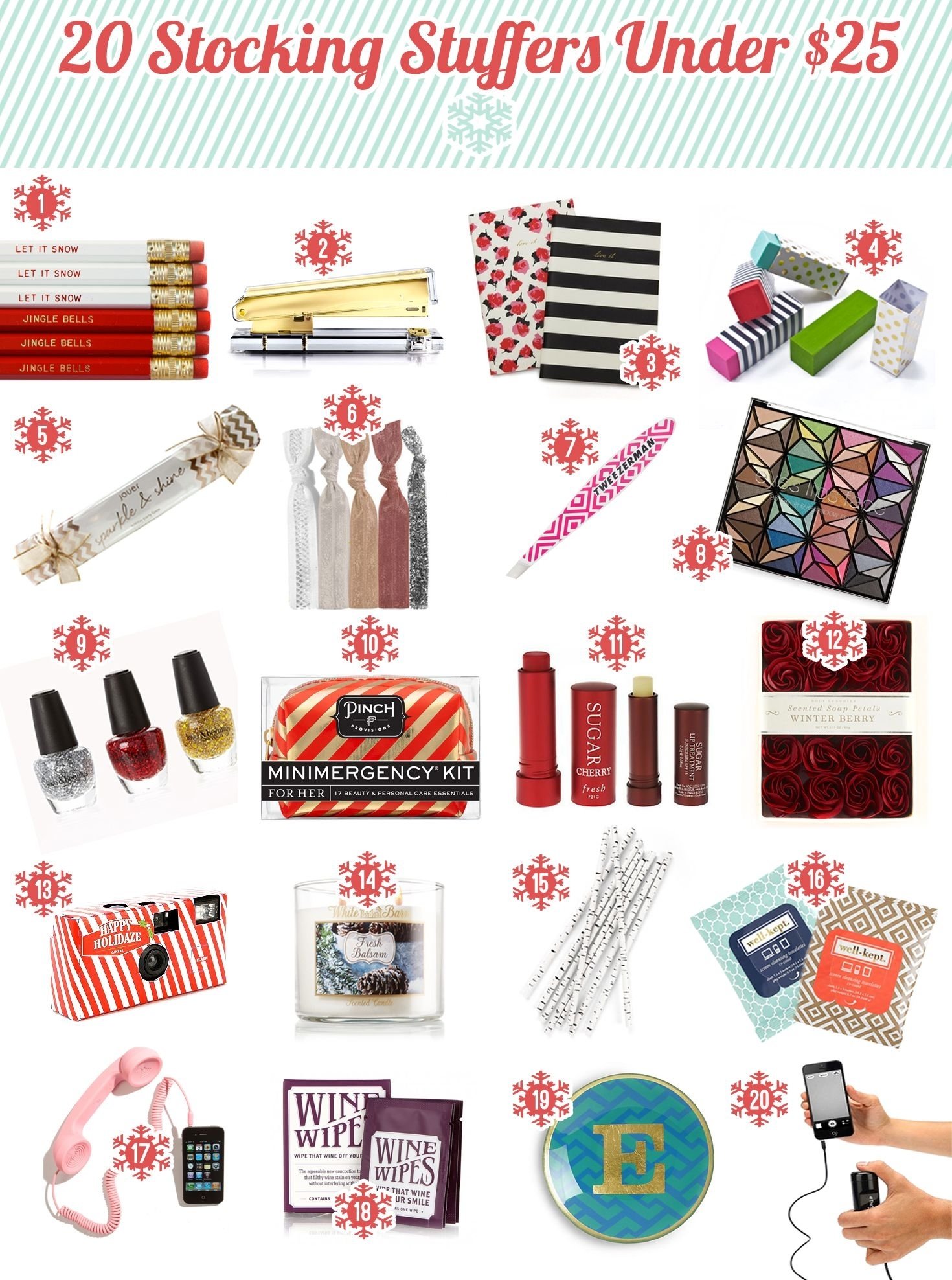 10 Unique Gift Ideas Under 25 Dollars 2013 holiday gift guide secret santa gift ideas under 25 most are 2 2022