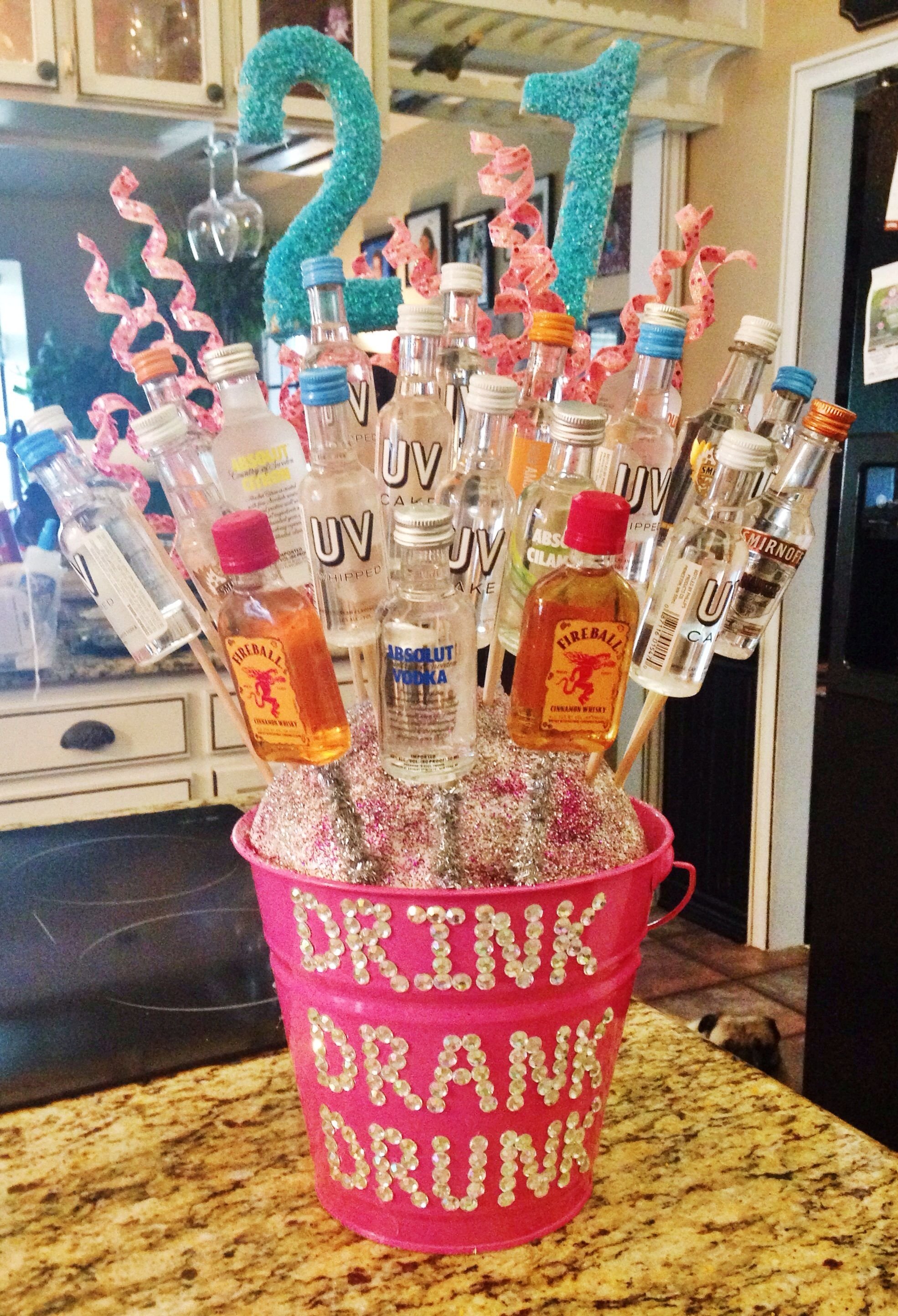 10 Wonderful Ideas For 21St Birthday Gifts 21st alcohol bouquet i made for my best friend diy pinterest 4 2023