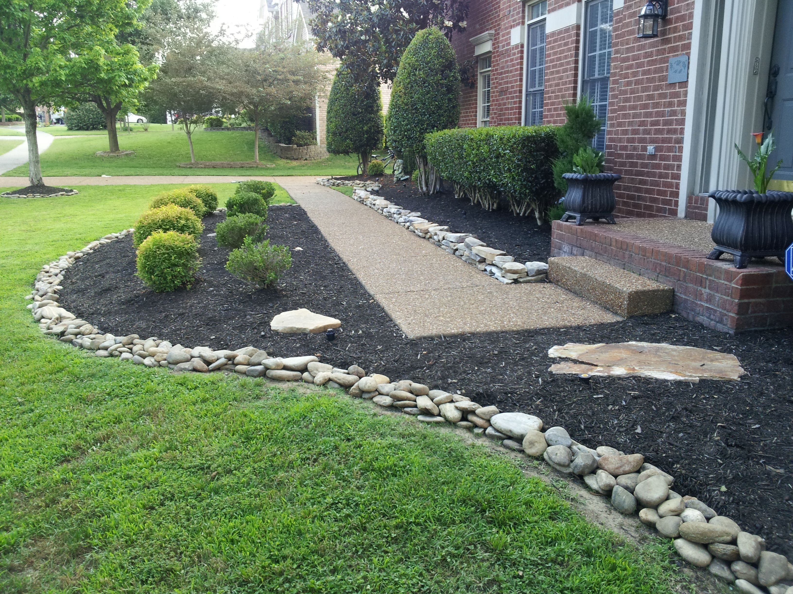 Simple Landscaping Ideas With Rocks with Electrical Design