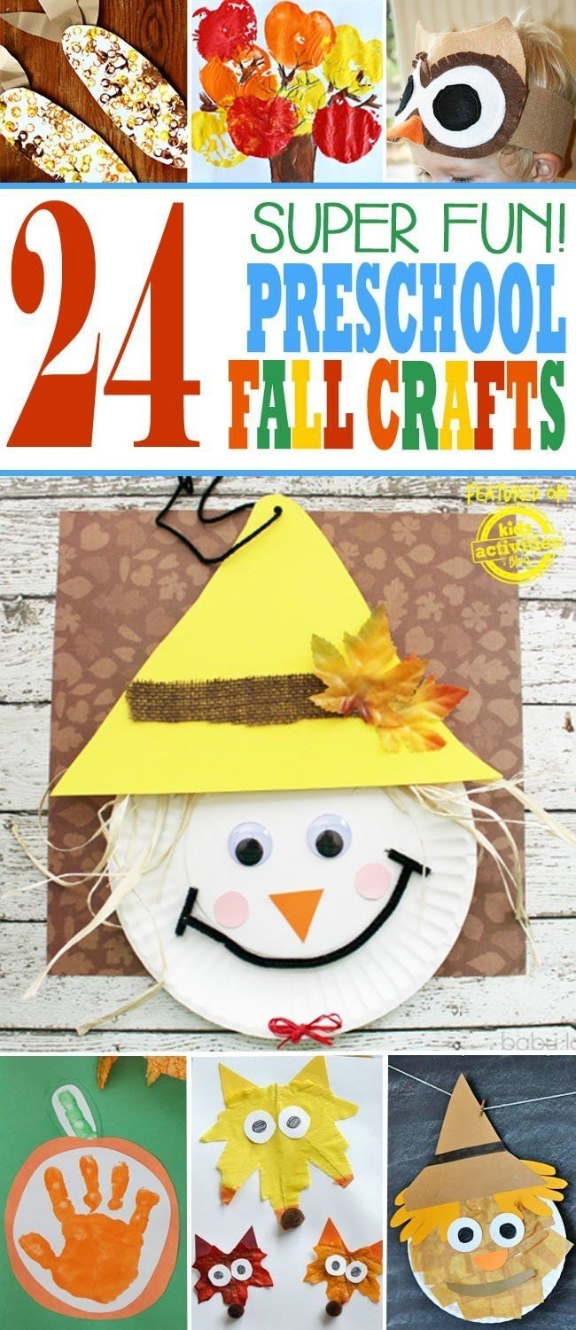 10 Awesome Fall Craft Ideas For Toddlers 24 super fun preschool fall crafts preschool fall crafts craft 2022