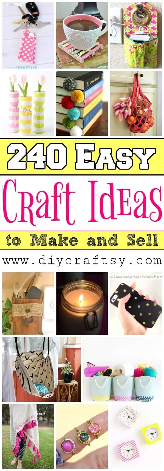 10 Most Popular Easy Craft Ideas To Sell 240 easy craft ideas to make and sell diy crafts 2022