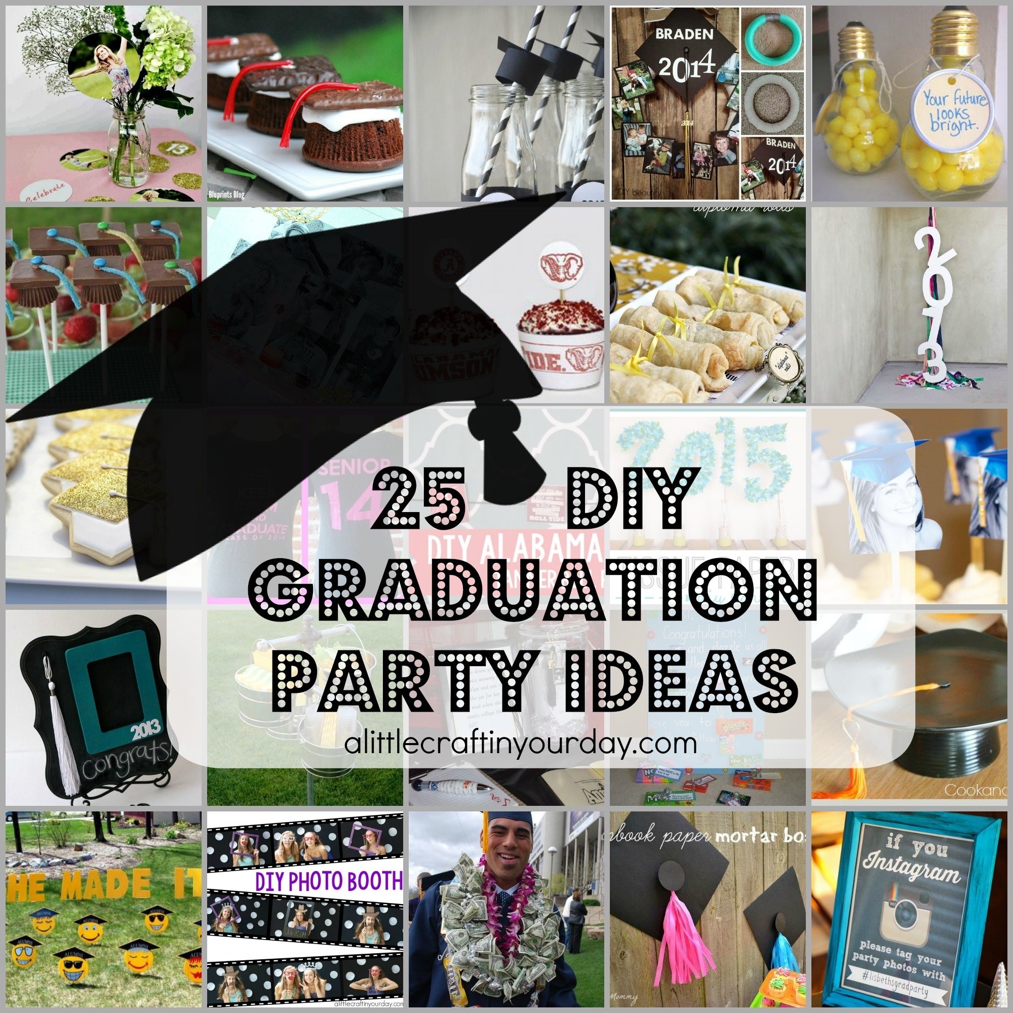 10 Trendy Decorating Ideas For Graduation Party 25 diy graduation party ideas a little craft in your day 1 2022