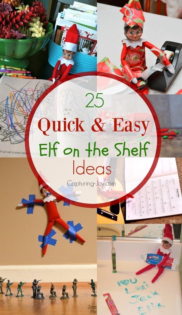 10 Most Popular Fun Ideas For Elf On The Shelf 25 elf on the shelf ideas quick and easy ideas for the elf on the 7 2022