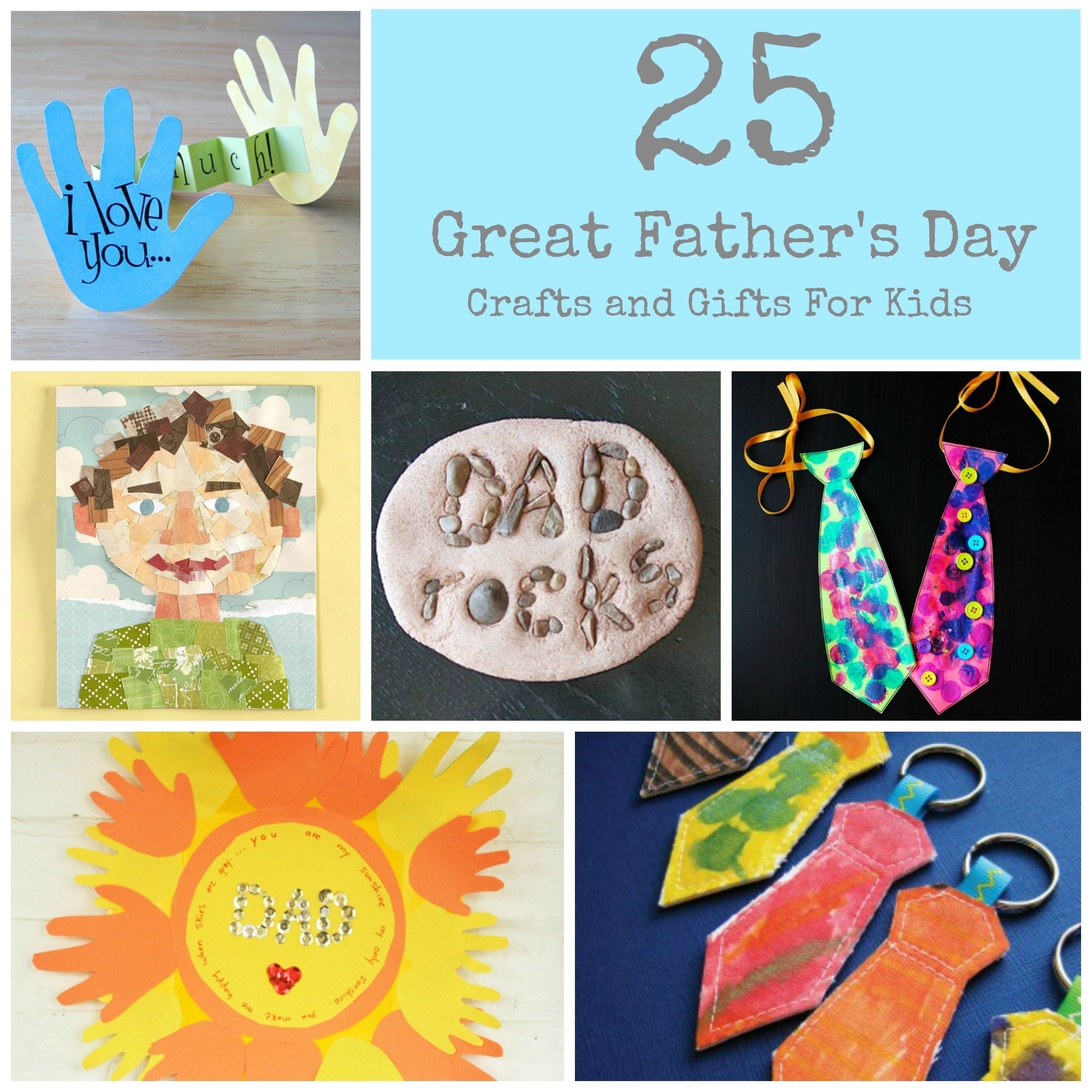 10 Wonderful Fathers Day Ideas For Kids 25 great fathers day craft ideas artzycreations 1 2022
