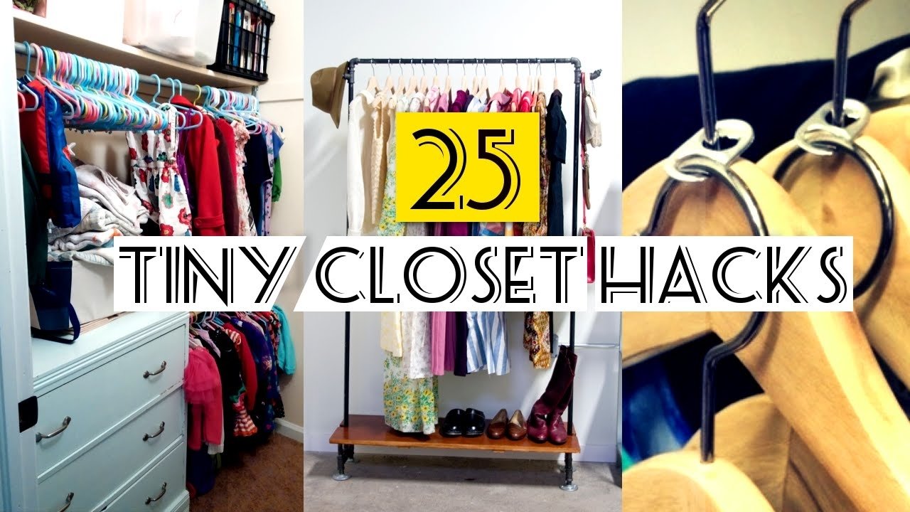 10 Unique Storage Ideas For Small Closets 25 organizing small closet ideas youtube 2023