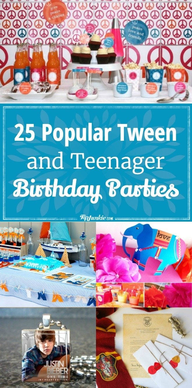 10 Wonderful Birthday Party Ideas For Tweens 25 popular tween and teenager birthday parties tip junkie 2022