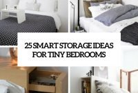 25 smart storage ideas for tiny bedrooms - shelterness
