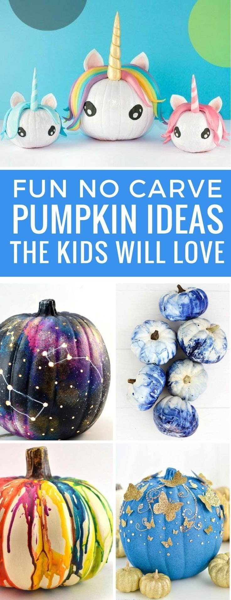 10 Beautiful Pumpkin Decorating Ideas Without Carving For Kids 2023