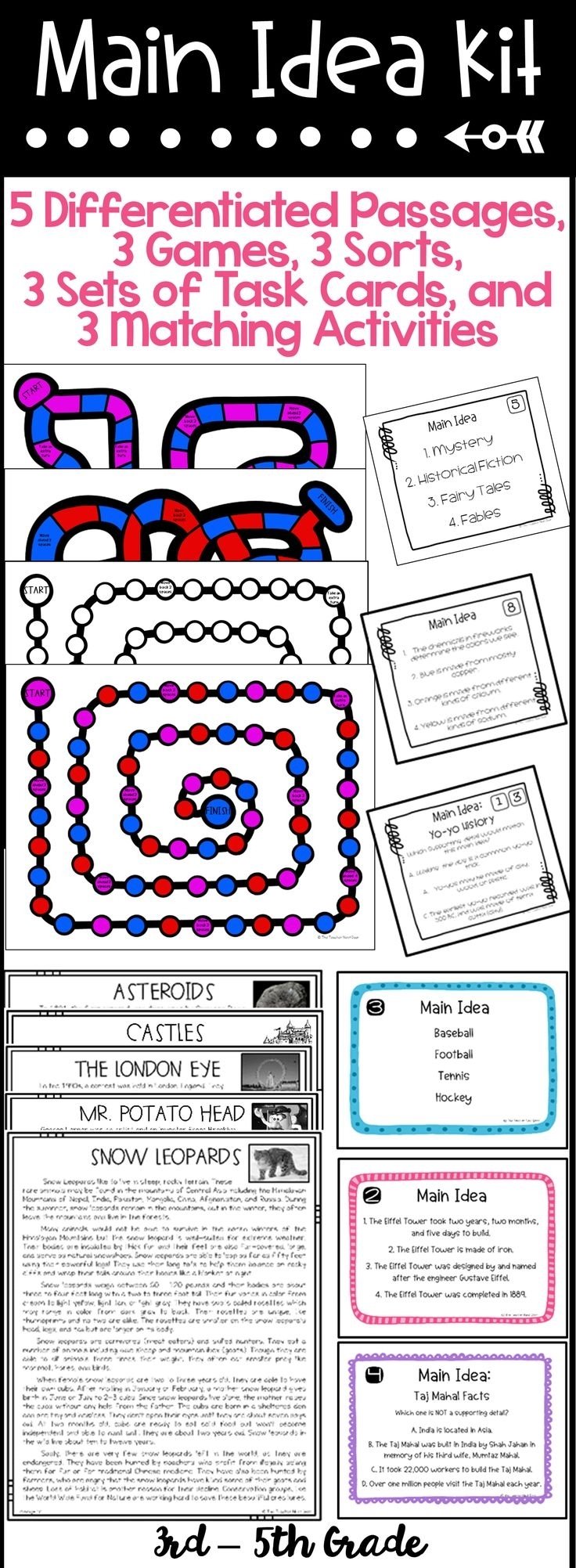 10 Pretty Main Idea Games 5Th Grade 255 best main idea using informational text images on pinterest 2022