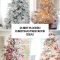 26 best flocked christmas tree décor ideas - digsdigs