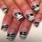 27+ white and black nail art designs, ideas | design trends inside