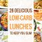 28 delicious low-carb lunches to keep you slim | low carb lunch, low