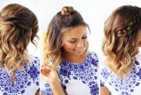 3 easy hairstyles for short hair - youtube