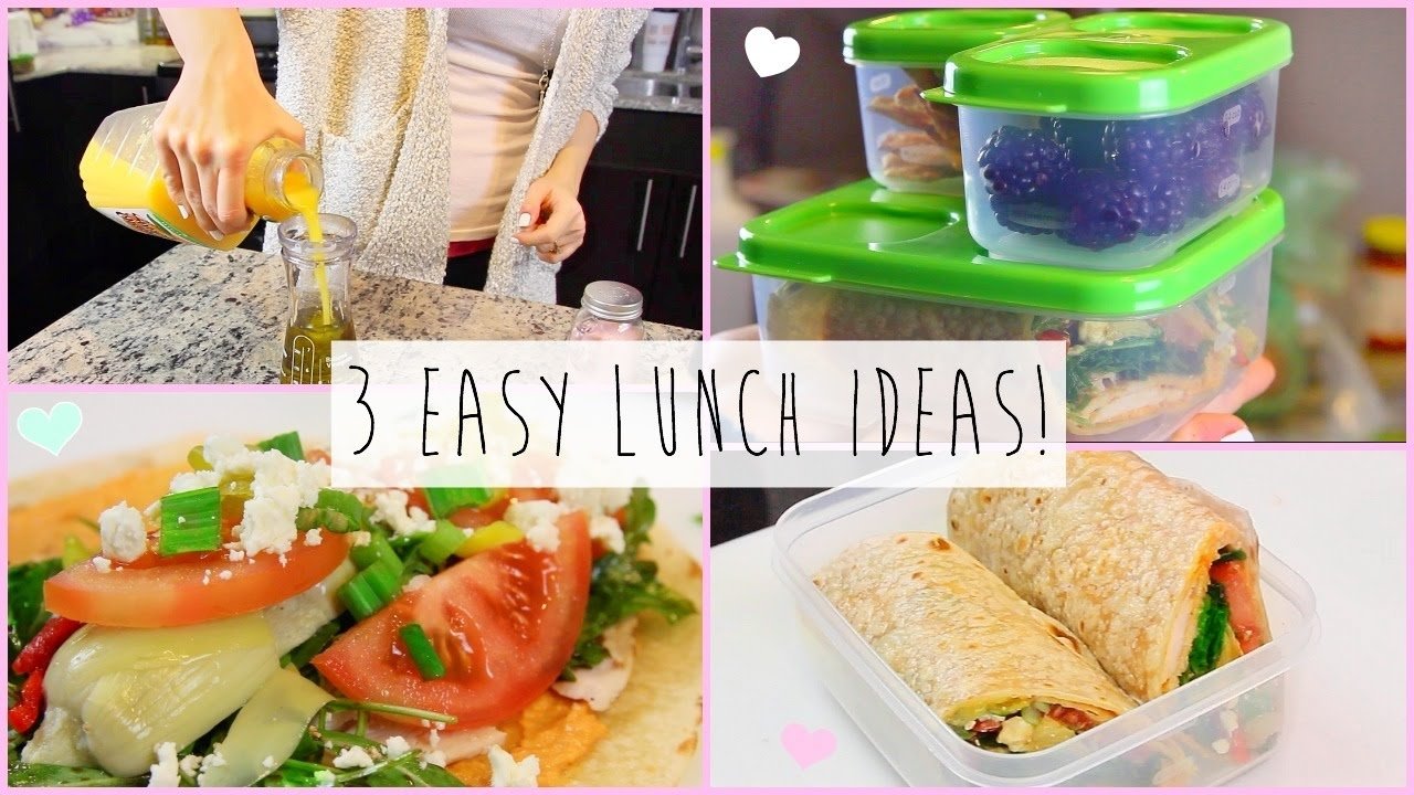 10 Elegant Quick Easy Lunch Ideas For Work 3 healthy easy lunch ideas for work school youtube 22 2022