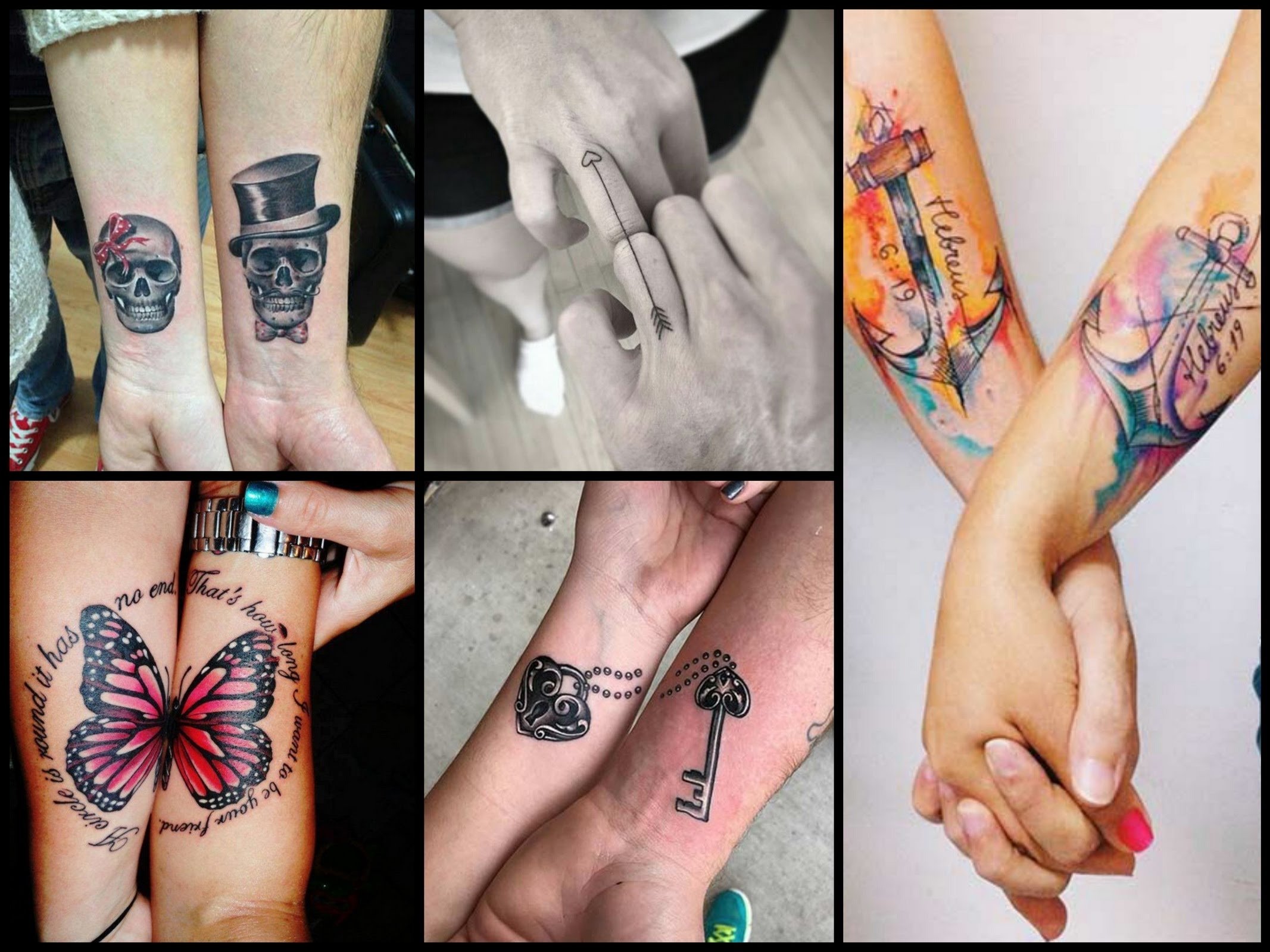 3. "Matching Tribal Couple Tattoos" - wide 3