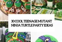 30 cool teenage mutant ninja turtles party ideas - shelterness