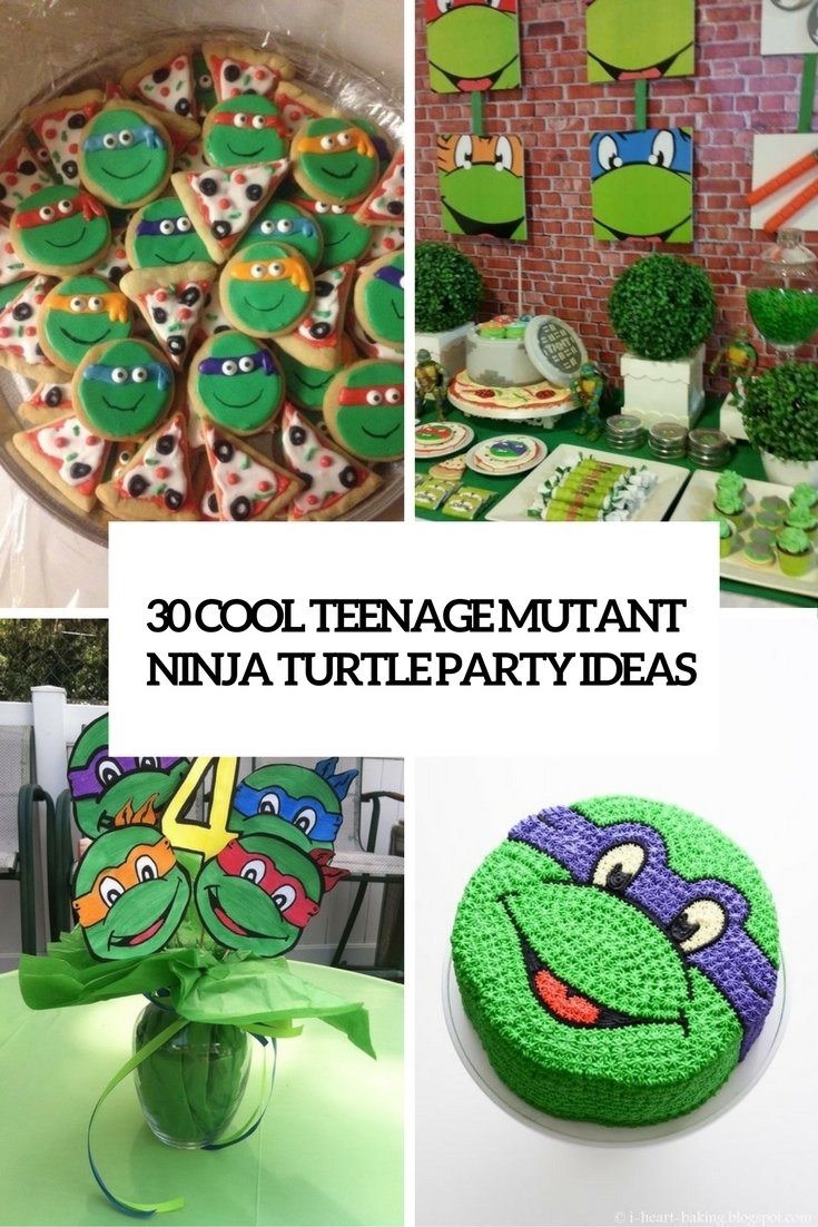 10 Most Recommended Teenage Mutant Ninja Turtles Birthday Party Ideas 30 cool teenage mutant ninja turtles party ideas shelterness 6 2023