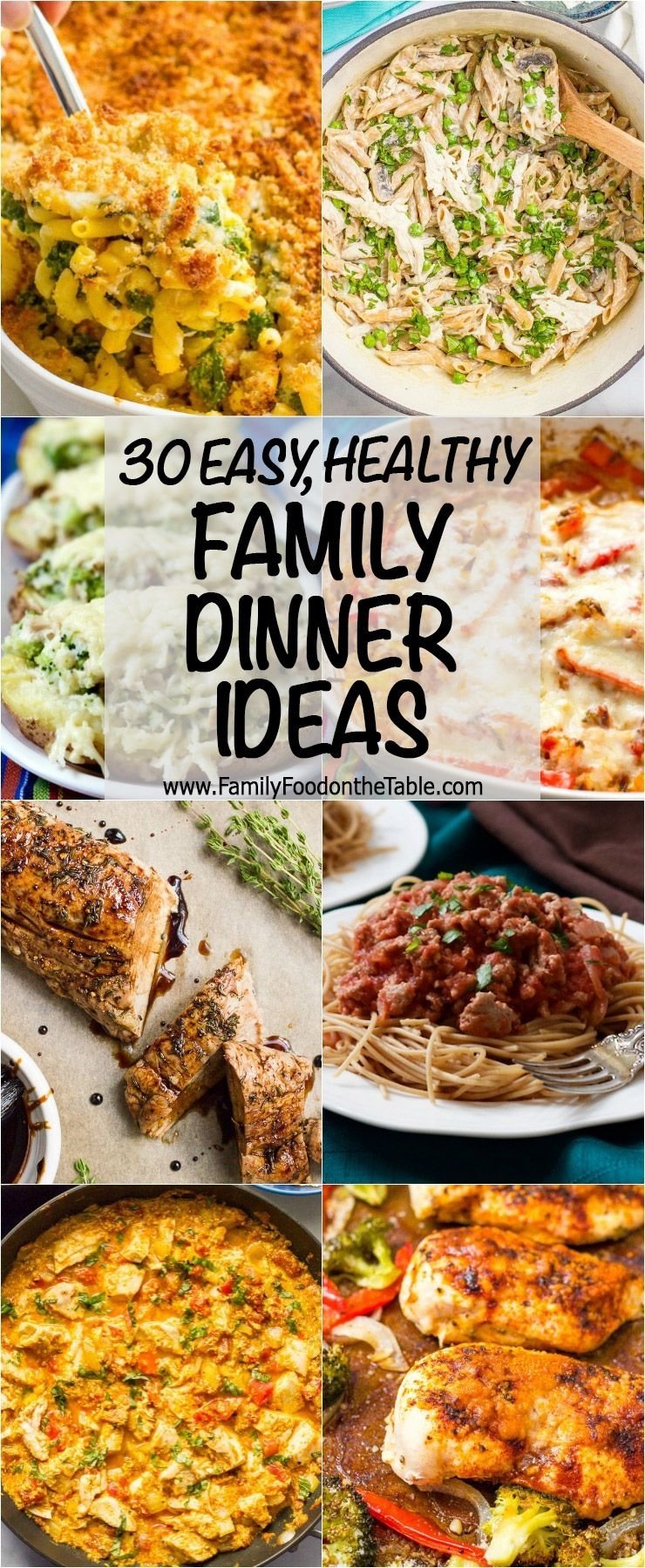 10 Fabulous Easy Healthy Family Dinner Ideas 30 easy healthy family dinner ideas printable calendars dinner 1 2022